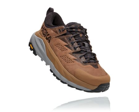 Hoka One One Kaha Low Gore-tex Ženske Pohodniški Čevlji Rjava / Črna SI-623174C